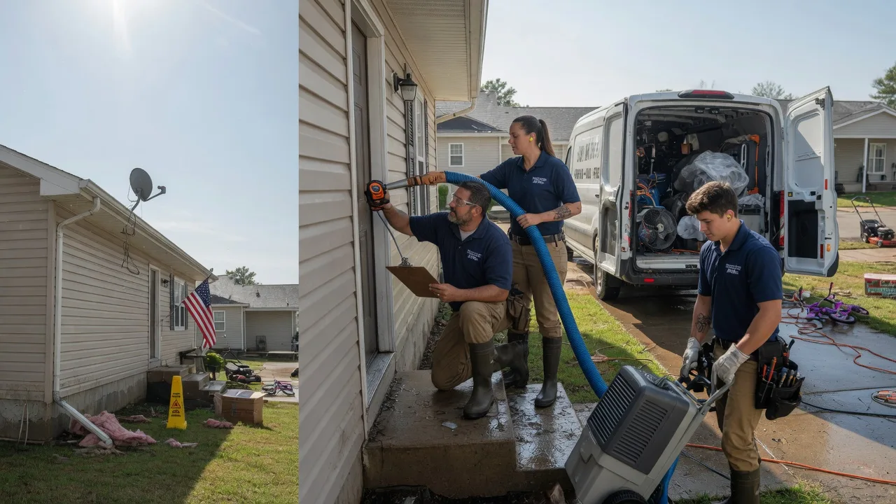 Ceiling Water Damage Restoration in Agency, IA near me
